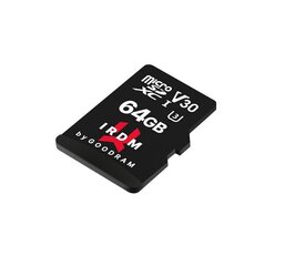 GoodRam microSDXC 64GB (+ SD adapter) hind ja info | Fotoaparaatide mälukaardid | kaup24.ee