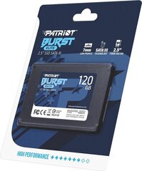 Patriot PBE120GS25SSDR hind ja info | Sisemised kõvakettad (HDD, SSD, Hybrid) | kaup24.ee