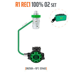 Regulaatori komplekt TecLine R1 Rec1 100% O2" M26 x 2 hind ja info | Muu sukeldumisvarustus | kaup24.ee