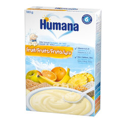 Puuviljapiimapuder Humana, 180 g hind ja info | Pudrud | kaup24.ee