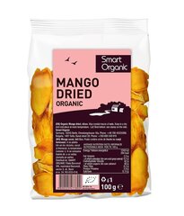 Kuivatatud mangoribad Smart Organic, 100 g hind ja info | Pähklid, seemned, kuivatatud puuviljad | kaup24.ee