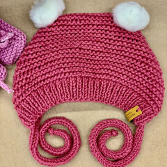 Käsitsi valmistatud müts, roosa hind ja info | Imikute mütsid, sallid, kindad | kaup24.ee