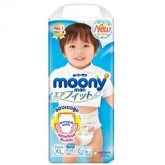 Jaapani püksmähkmed Moony XL 12-22 kg, poistele 38+6 tk. hind ja info | Mähkmed | kaup24.ee