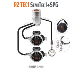 Regulaator R2 TEC1 SemiTec I set hind ja info | Muu sukeldumisvarustus | kaup24.ee