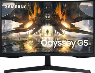 27" Nõgus Quad HD LED monitor Samsung Odyssey G5 LS27AG550EUXEN hind ja info | Monitorid | kaup24.ee