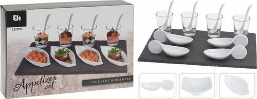 Excellent Houseware suupistete serveerimiskomplekt, 13 tk hind ja info | Lauanõud ja kööginõud | kaup24.ee