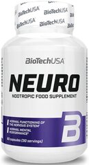 Biotech USA Neuro 60 kapslid hind ja info | Vitamiinid, toidulisandid, preparaadid tervise heaoluks | kaup24.ee