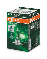 Autopirnid Osram Ultra Life H7, PX26D, 1 tk, karp hind ja info | Autopirnid | kaup24.ee