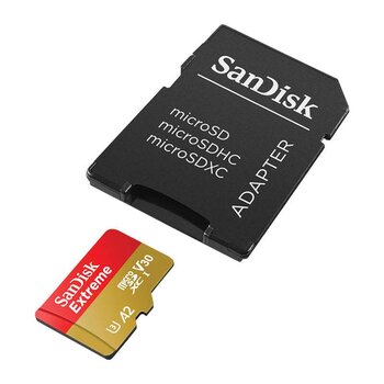 SANDISK EXTREME microSDXC 128 GB 190/90 MB/s UHS-I U3 ActionCam memory card (SDSQXAA-128G-GN6AA) hind ja info | Mobiiltelefonide mälukaardid | kaup24.ee