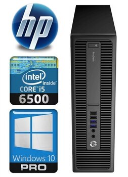 HP 600 G2 SFF i5-6500 16GB 480SSD GTX1650 4GB WIN10Pro hind ja info | Lauaarvutid | kaup24.ee