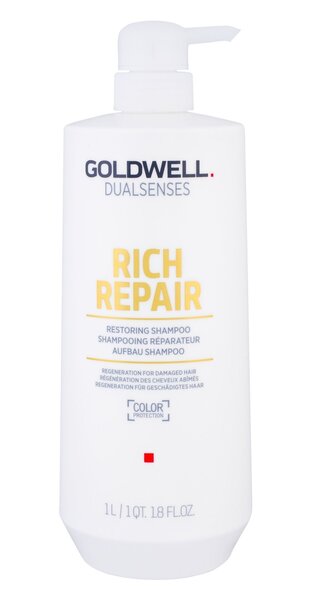 Šampoon kahjustatud juustele Goldwell Rich Repair Restoring Shampoo 1000ml hind ja info | Šampoonid | kaup24.ee