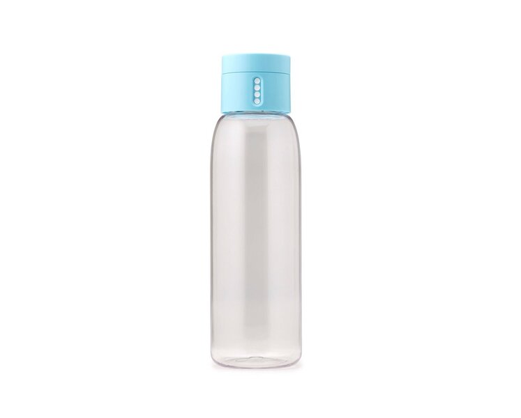Joseph Joseph clear still water bottle 600 ml, turquoise hind ja info | Toidu säilitusnõud | kaup24.ee