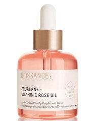 Luksuslik Biossance Squalane + C-vitamiini roosiõli hind ja info | Näoõlid, seerumid | kaup24.ee