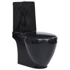 Kandilise paagiga keraamiline WC pott must hind ja info | WС-potid | kaup24.ee