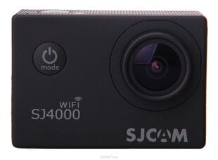 Seikluskaamera SJCAM SJ4000 WiFi, must hind ja info | Seikluskaamerad | kaup24.ee