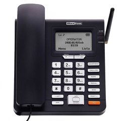 Lauatelefon Maxcom MM28D, must hind ja info | Lauatelefonid | kaup24.ee