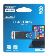 Mälupulk Goodram Flashdrive Twister 8GB USB 2.0 hind ja info | Mälupulgad | kaup24.ee