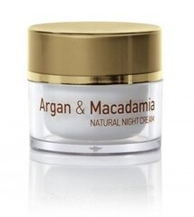 Öökreem Natural Cosmetic Argan & Macadamia 50 ml hind ja info | Näokreemid | kaup24.ee