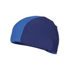 Ujumismüts Spokey Lycras, sinine/valge hind ja info | Ujumismütsid | kaup24.ee