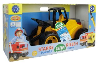 Võimas kopp Lena Giga Trucks 65 cm, kollane/must hind ja info | Poiste mänguasjad | kaup24.ee
