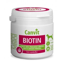 Vitamiinid koertele Canvit Biotin N230, 230g hind ja info | Toidulisandid ja parasiitide vastased tooted | kaup24.ee