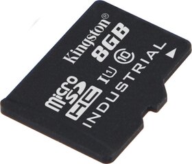 Mälukaart Kingston 8GB microSDHC UHS-I Industrial Temp Card Single Pack hind ja info | Mobiiltelefonide mälukaardid | kaup24.ee