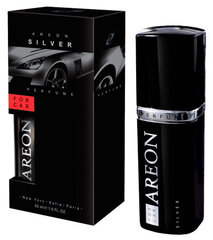 Salongi õhuvärskendaja "Areon Perfume Silver" 50ml hind ja info | Auto õhuvärskendajad | kaup24.ee