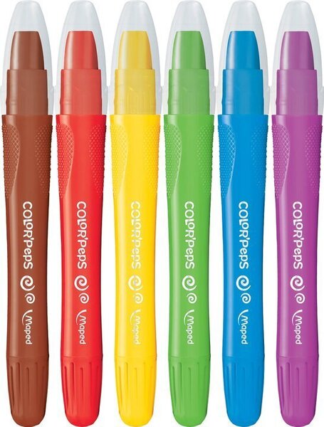 Geelkriidid ColorPeps, 6 värvi hind