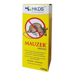 Sööt rottide arvukuse kontrollimiseks Mkds Mauzer terad - rodenticidas hind ja info | Närilised, mutid | kaup24.ee