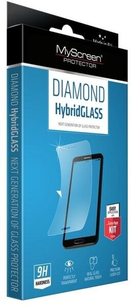 Kaitseklaas MyScreen Diamond Hybrid, sobib LG K10 2017 hind ja info | Ekraani kaitsekiled | kaup24.ee