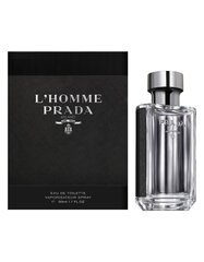 Meeste tualettvesi Prada L'Homme EDT 50 ml hind ja info | Meeste parfüümid | kaup24.ee