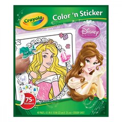 Spalvinimo ir lipdukų knygelė „Princesės“ Crayola hind ja info | Arendavad mänguasjad | kaup24.ee