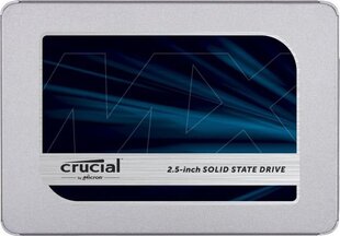Crucial MX500 250GB SATA3 (CT250MX500SSD1) hind ja info | Sisemised kõvakettad (HDD, SSD, Hybrid) | kaup24.ee