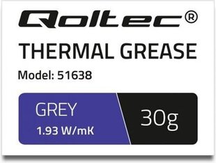 Qoltec Thermal grease 1.93 W / m-K, 30g hind ja info | Termopastad | kaup24.ee