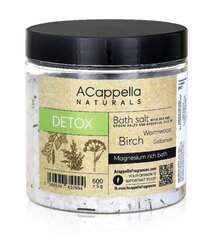 Vannisool Acappella Naturals Detox 600 g hind ja info | Dušigeelid, õlid | kaup24.ee