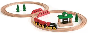 Puidust rong rööbastel Brio, 33028 hind ja info | Poiste mänguasjad | kaup24.ee