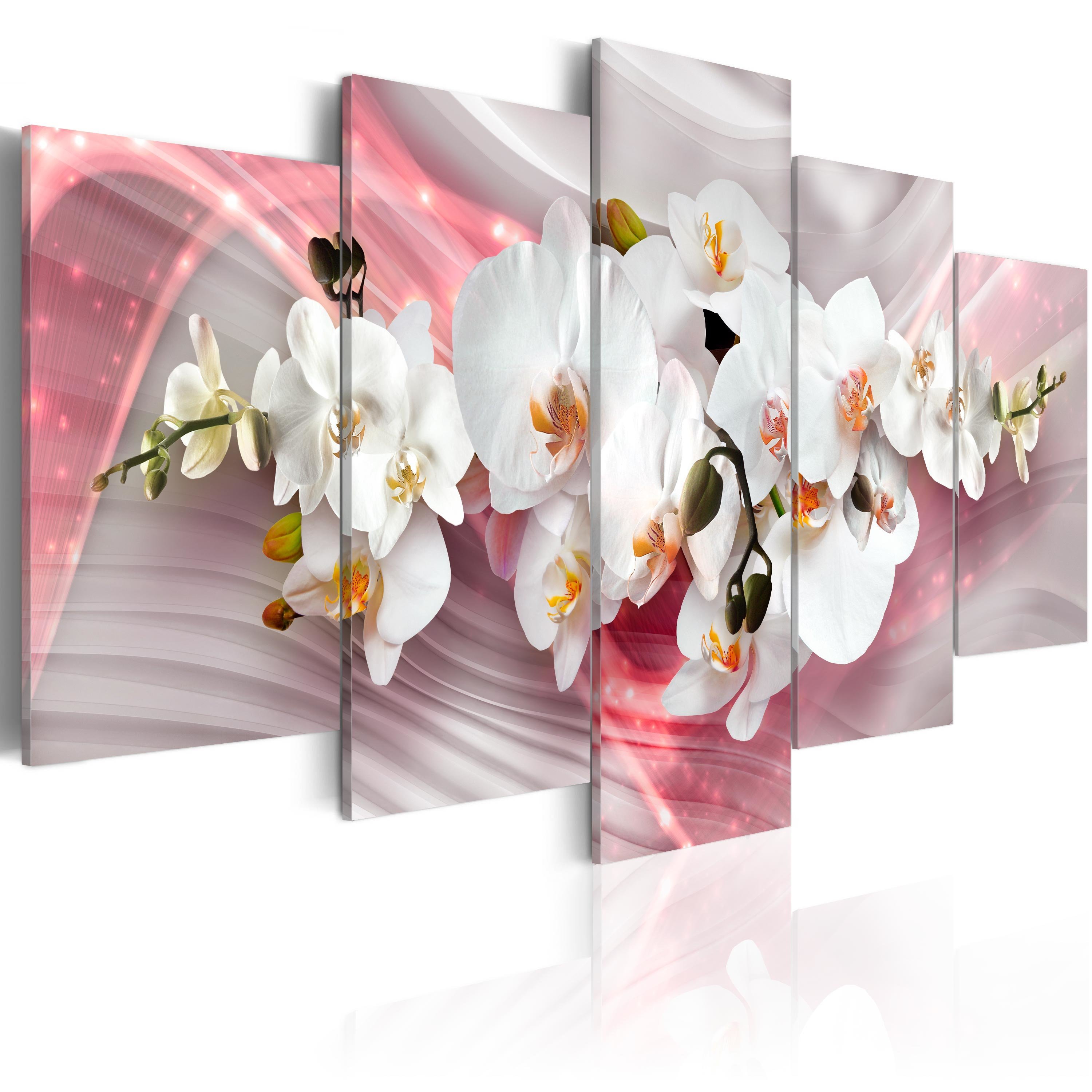 Модульные картины цветы орхидеи