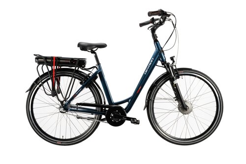 Elektriline jalgratas Devron 28124-530 YS7889 28'', sinine hind ja info | Jalgrattad | kaup24.ee