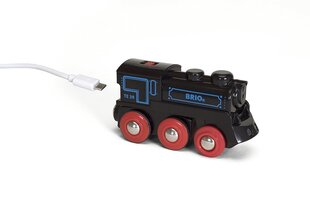 Rong laetava mootori ja USB-kaabliga Brio Railway, 33599 hind ja info | Poiste mänguasjad | kaup24.ee