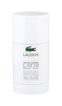 Pulkdeodorant Lacoste Eau de Lacoste L.12.12 Blanc meestele 75 ml hind ja info | Meeste parfüümid | kaup24.ee