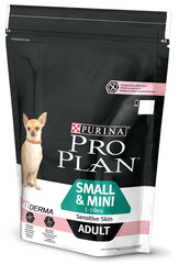 Pro Plan koeratoit täiskasvanud koertele Small&Mini sensitive Skin, 700 g hind ja info | Kuivtoit koertele | kaup24.ee