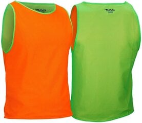 Laste T-särk jalgpallitreeninguteks Avento 75OH, roheline/oranž hind ja info | Jalgpalli varustus ja riided | kaup24.ee