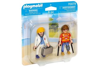 Arst ja patsient 70079 PLAYMOBIL® DuoPack hind ja info | Kokkupandavad mänguasjad | kaup24.ee