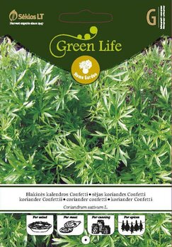 Koriander CONFETTI „GREEN LIFE” 3 G hind ja info | Maitsetaimede seemned | kaup24.ee