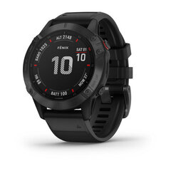Nutikell Garmin Fenix 6 Pro, must koos musta rihmaga hind ja info | Nutikellad (smartwatch) | kaup24.ee