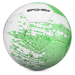 Jalgpalli pall Spokey Agilit, suurus 5, valge/roheline hind ja info | Jalgpalli pallid | kaup24.ee