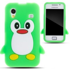 Kaitseümbris Zooky sobib Samsung Galaxy Ace S5830, 3D pingviin, roheline hind ja info | Telefoni kaaned, ümbrised | kaup24.ee