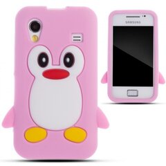 Kaitseümbris Zooky sobib Samsung Galaxy Ace S5830, 3D Pingviin, roosa hind ja info | Telefoni kaaned, ümbrised | kaup24.ee