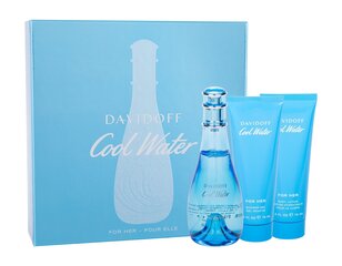 Davidoff Cool Water EDT kinkekomplekt naistele 100 ml hind ja info | Naiste parfüümid | kaup24.ee