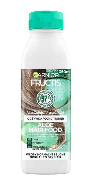 Juuksepalsam Garnier Fructis Aloe Hair Food 350 ml hind ja info | Juuksepalsamid | kaup24.ee
